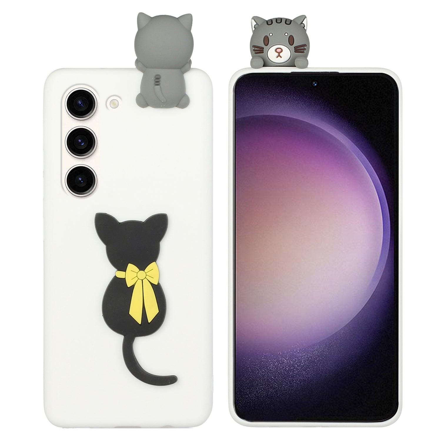 Řada YX pro Samsung Galaxy S23 Pouzdro na telefon Roztomilé 3D kreslené postavičky TPU silikonový ochranný kryt Řada YX pro Samsung Galaxy S23 Pouzdro na telefon Roztomilé 3D kreslené postavičky TPU silikonový ochranný kryt